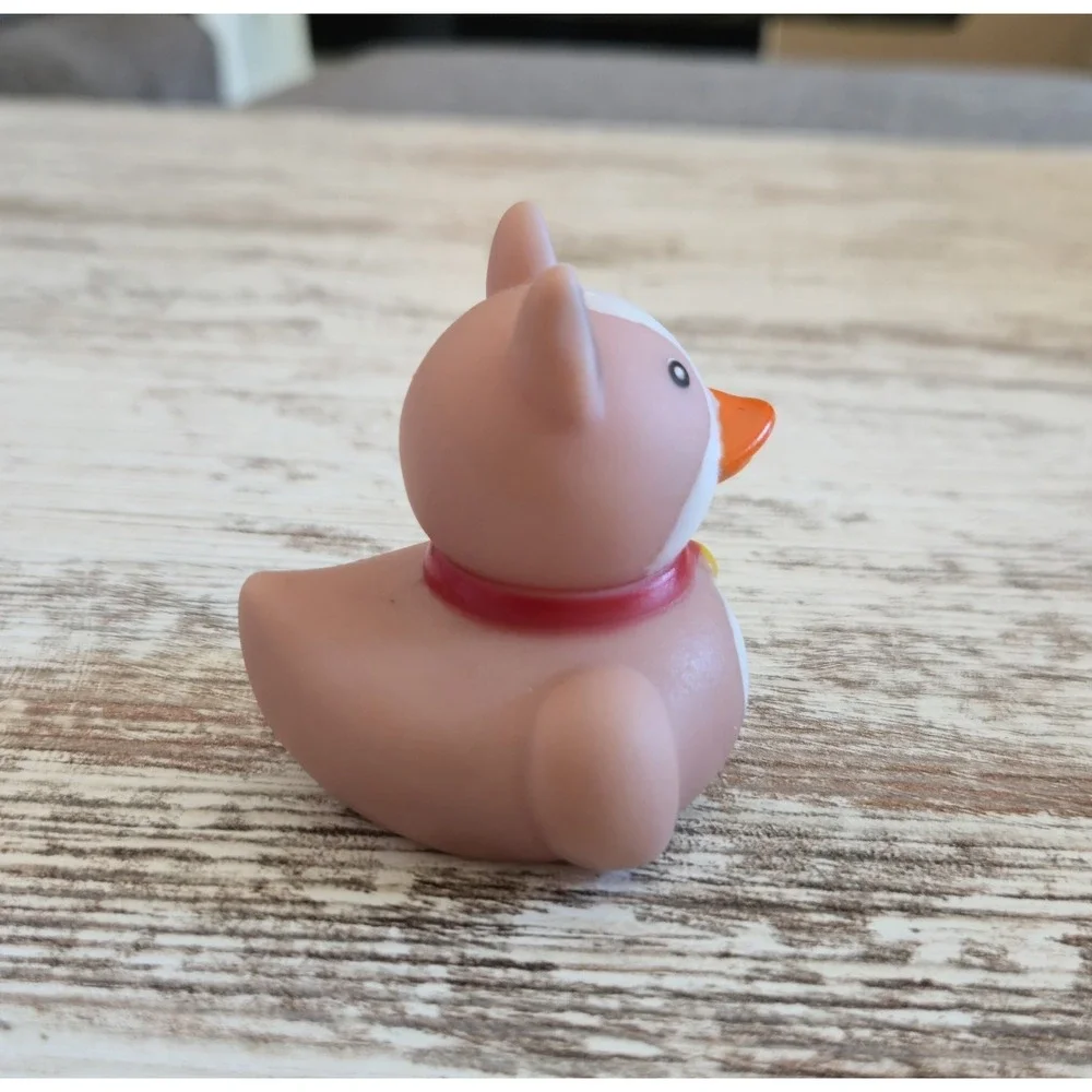 Novelty Corgi Dog Rubber Duck Bath Toy Figure Collectible 2.5